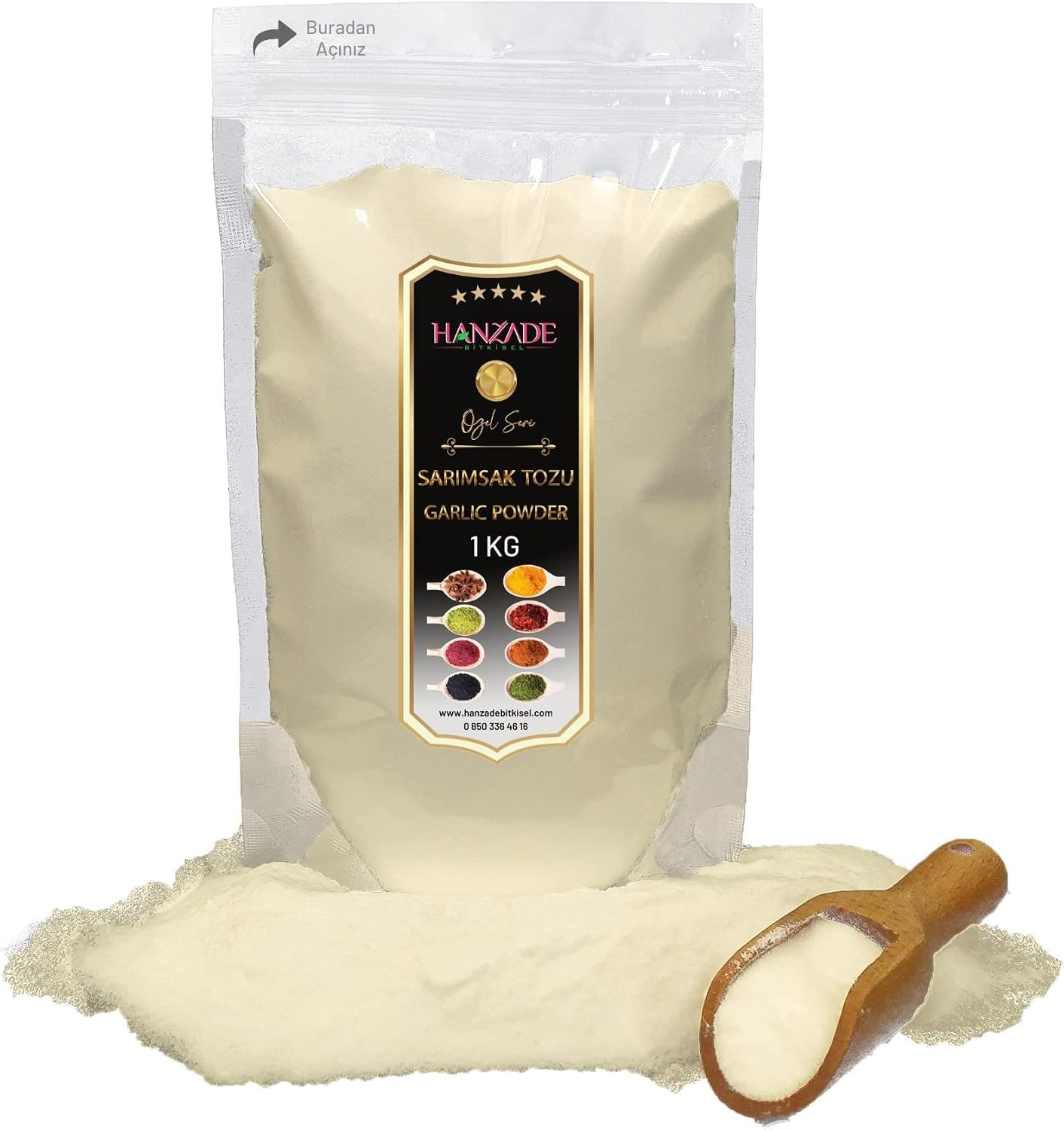 Hanzade Bitkisel Sarımsak Tozu 1 Kg