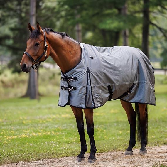 Country Pride Arctic Shield Heavyweight Turnout Blanket, 1680D Ballistic Nylon, 300g Insulation, Waterproof and Breathable, Shoulder Gussets and Tail Cover, Adjustable Double Buckle Front (68)