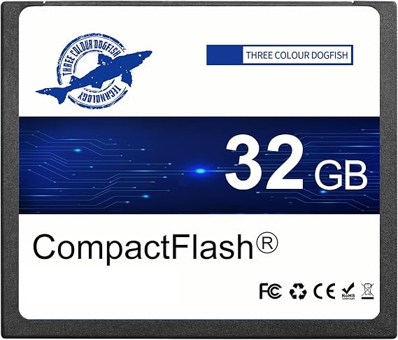 Dogfish Compact Flash Memory Card 32GB 400X CF Camera Cards FAT32