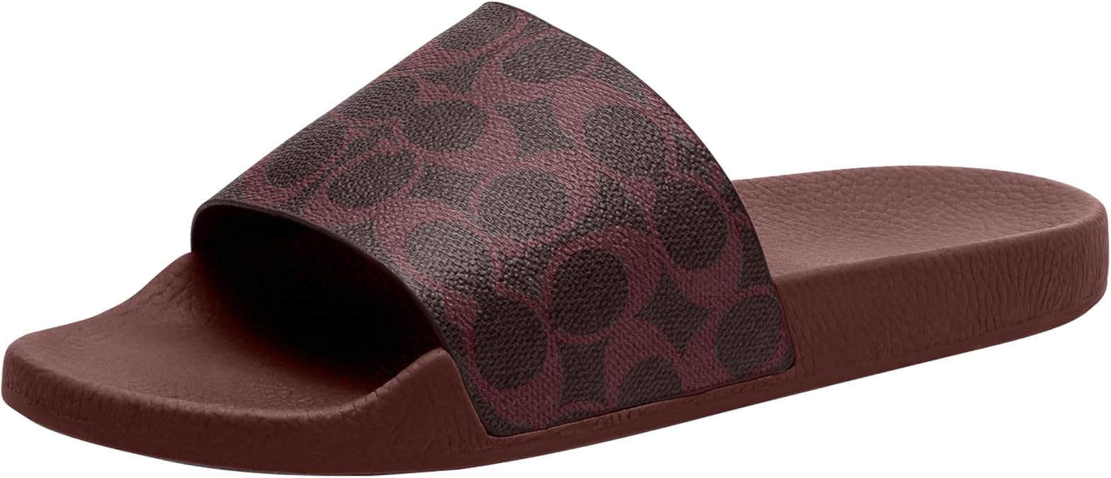 Udele Coated Canvas Slide