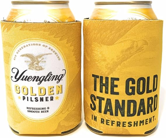 Yuengling Golden Pilsner Can Cooler Insulator - 2 Pack
