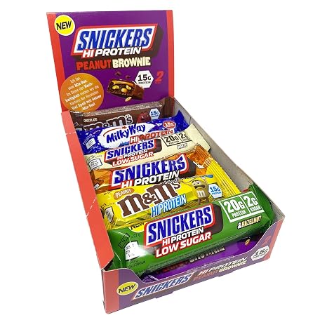 Snickers Mars M & M Bounty Milky Way Protein Bar Protein Bar Mix Box 12 Bars + GAMER SUPPS Glucose (Best of Mix 12 Bars) Gift for Athletes and Fitness