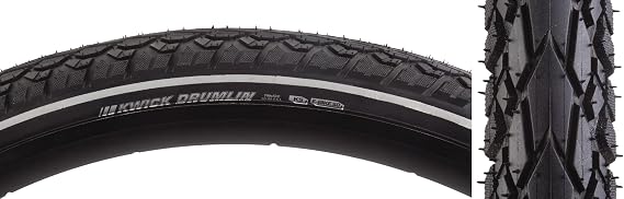 Kenda Kwick Drumlin Tire - 700 x 50, Clincher, Wire, Black/Reflective, 60tpi | Kwick Drumlin 700 x 50 Gravel E-Bike Tire with K-Shield Protection