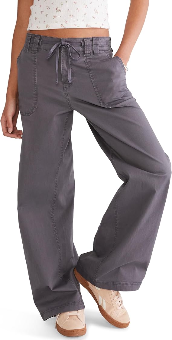 AEROPOSTALE Women's Low Rise Baggy Wide Leg Jeans