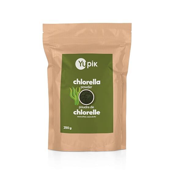 Yupik Chlorella Powder 8.8 oz, Superfood, Kosher, Gluten-Free, Rich in Chlorophyll, Antioxidants, Protein, Iron, Heavy Metal Detoxifier