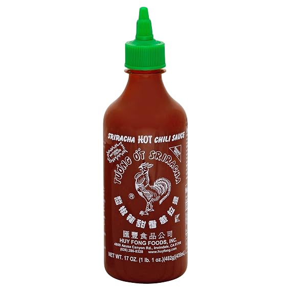 Huy Fong, Sriracha Hot Chili Sauce, 17 Ounce Bottle