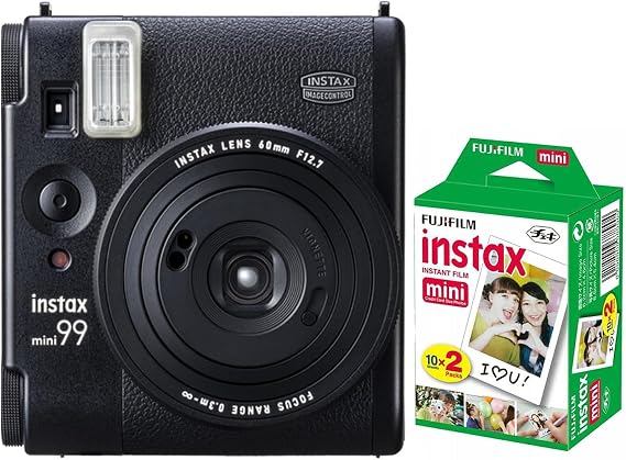 Instax Fujifilm Mini 99 Camera+strap+pil+20 movie