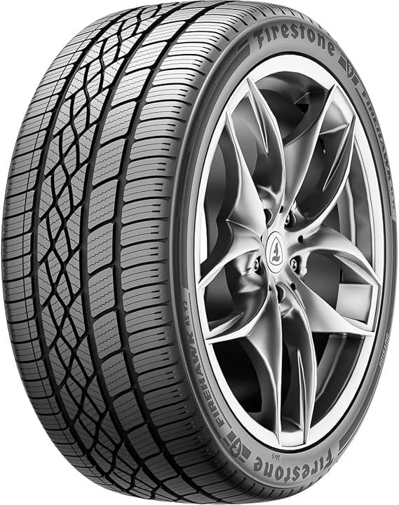 Firestone FireHawk A/S V2 UHP All Season 225/40R18 92W XL Passenger Tire | Passenger High Performance All Season Traction 92W Rated Extra Load Radial Construction Black Sidewall Tire