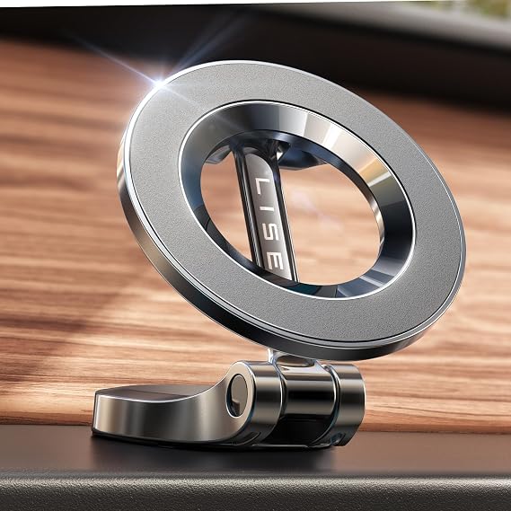 LISEN for MagSafe Car Mount for iPhone 18 Pro Max [24 Strong Magnets] Classic Magnetic Phone Holder for Car Dashboard Magnet Phone Mount Car Cell Phone Holder for iPhone 18 Pro Max 17 16 15 14 13 12