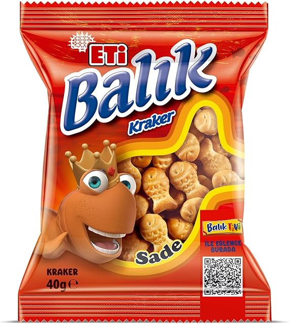 Eti Balık Kraker 40 g x 16 Adet