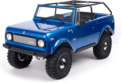 Redcat Gen9 Scout 800A 110 Scale Trail Truck Crawler Ready to Run - Batteries Required Blue