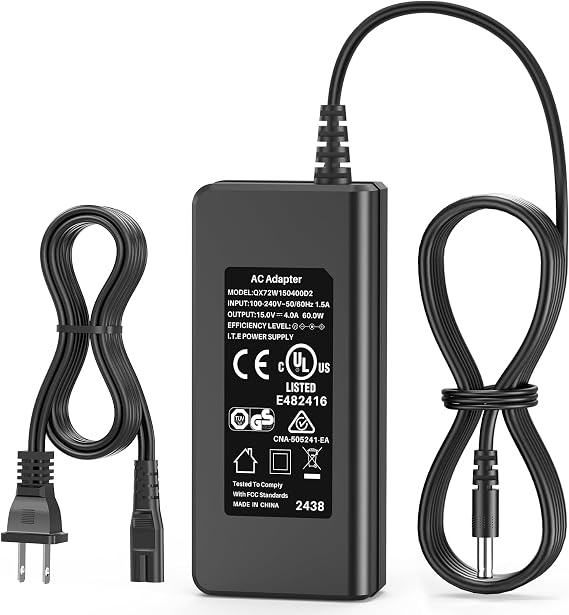 15V Charger for 4Patriots Patriot Power Sidekick 299W 300W Power Station