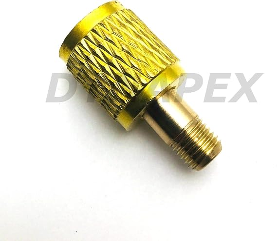 Fuel Rail Pressure Gauge Adapter Schrader Valve Opener Metric End M8x1.0