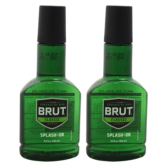 Brut Splash-On Original Fragrance for Men - 3.5 oz Splash - Pack of 2