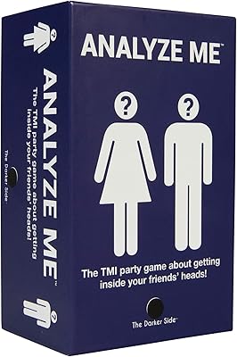 Adult Party Game, Inapproriately Fun TMI Q&A, for Adults, College Students, Game Nights, Parties, 3-10 Players, Analyze Me by The Darker Side