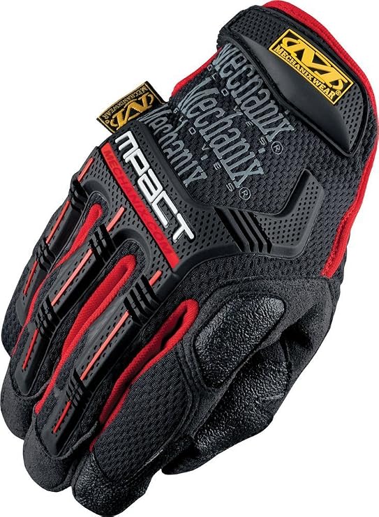 Mechanix Wear M-Pact Impact Resistant Work Gloves Red/Black, X-Large