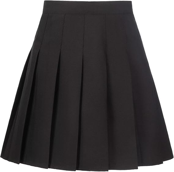Pleated Skirts for Girls School Uniform Skort with Undershorts 2-14 | High Waisted Mini Pull on Skorts, Girls Athletic Tennis Skirt, Casual Party Clothes