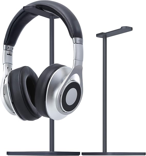 Headphone Stand for Desk, Aluminum Headset Stand (Black)