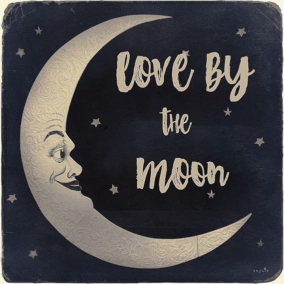 ArtExpert Love By The Moon by Sophie 6-16x16 Art Print Poster