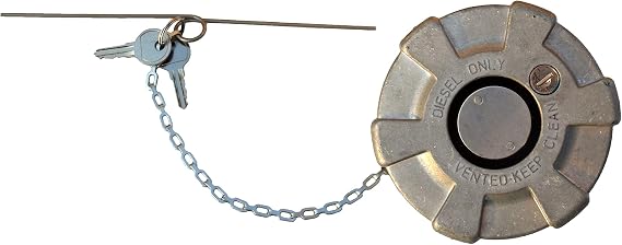 4 1/2 Nominal Locking Aluminum Diesel Fuel Cap
