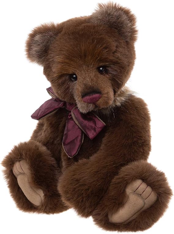 Charlie Bears Mr Brown Soft Brown Plush Jointed Teddy Bear Collectable