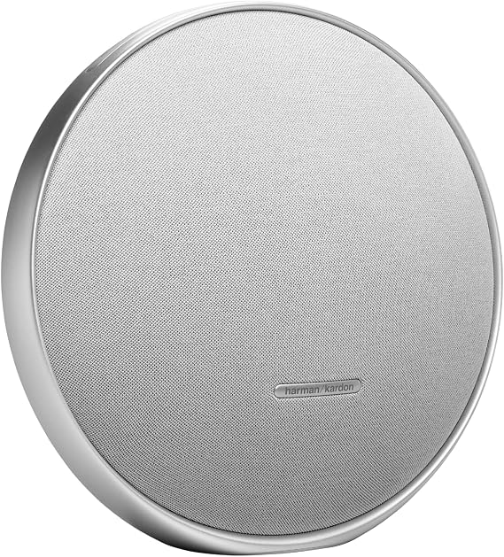 Harman Kardon Onyx Studio9,Bluetooth Hoparlör,Gri | Auracast Çoklu Hoparlör Bağlantısı, Adaptif Kendinden Ayarlama, USB Şarj Bağlantı Noktası, 8 Saat Pil Ömrü