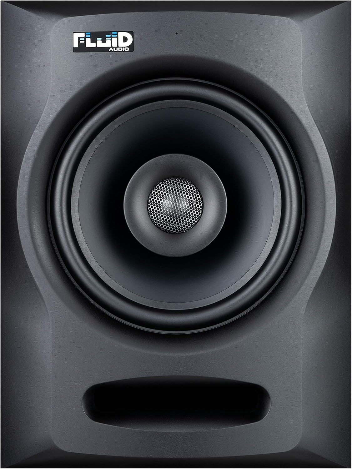 Fluid Audio FX80 Black : 8 Single Point Source Coax Reference Monitor, Bi-Amplified 110w 35Hz - 22kHz -3db