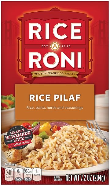 Rice a Roni Rice Pilaf, 7.2 Ounce (Pack of 12)
