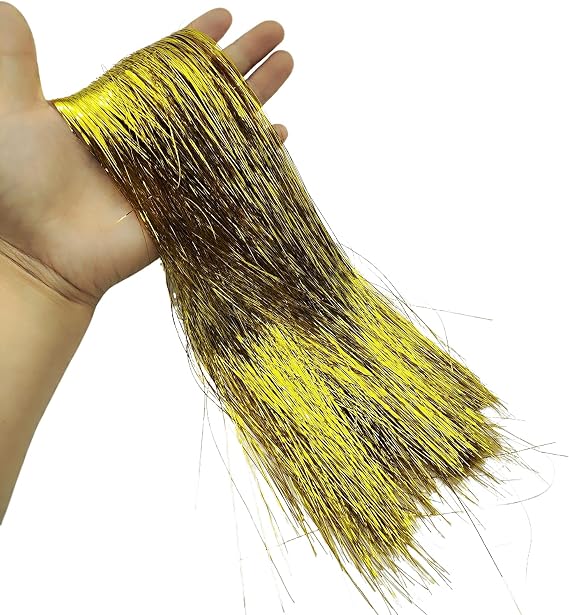 2000 Strands Icicles Tinsel for Christmas Tree and Party Decorations, Gold