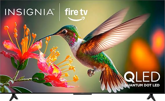 INSIGNIA 55-inch Class QF Series LED 4K UHD QLED Smart Fire TV with Alexa Voice Remote (NS55-UQFL26)