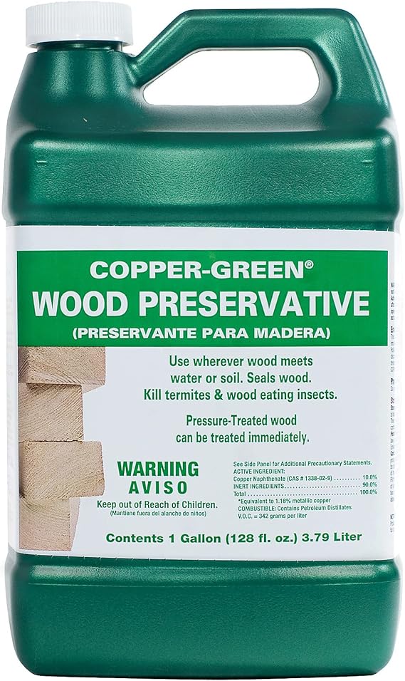 Green Products Co. 30001 Copper Green Wood Preservative, 1-Gallon