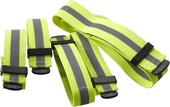 Hurtta Lifeguard Reflector Set Yellow Small 5pack