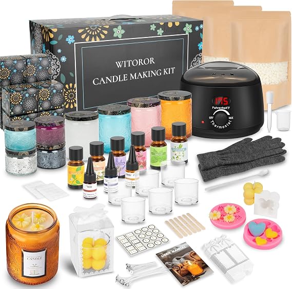WITOROR Candle Making Kit, Scented Candles Making Kit for Adults DIY