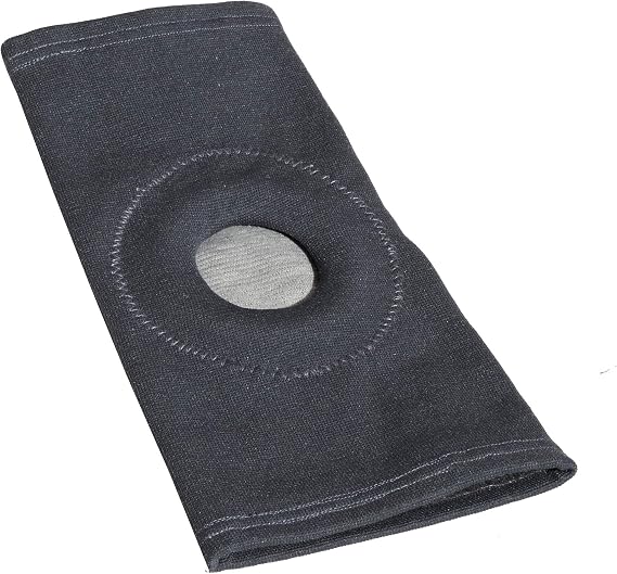 HealthGoodsIn - Gel Patella Knee Cap | Elastic Knit Knee Support with Gel Centre | Slip-On Gel Knee Support Cap for Strains, Sprain, Knee Cap Support, Swelling, Soreness (Small)