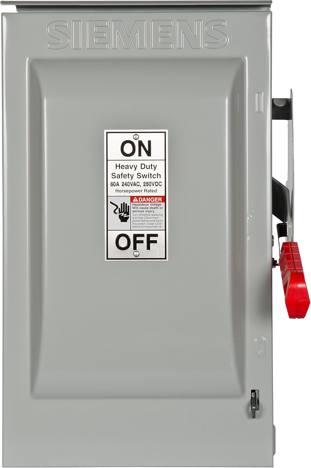Siemens HF222NR 60-Amp 2 Pole 240-volt 3 Wire Fused Heavy Duty Safety Switches