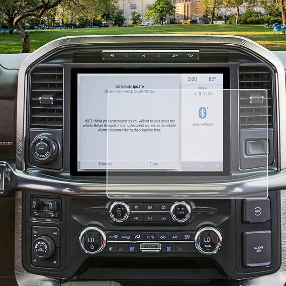 Screen Protector for 2021-2025 2026 Ford F-150 12In Navigation Display Tempered Glass F150 SYNC4 Touchscreen Protector Accessories (Matte)