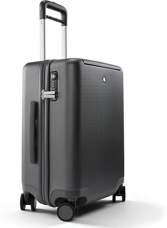 20 Inch Carry On Luggage, 22x14x9 Airline Approved, Lightweight Hard Shell Suitcase with Spinner Wheels, Small Rolling Travel Luggage for Men Women with TSA Lock, Grey