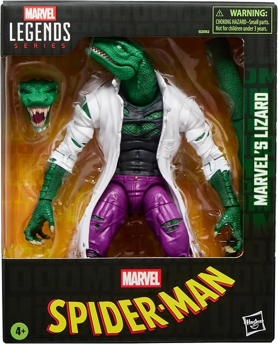 SPIDER-MAN Marvel Legends Series Lizard, Comics Collectible 6-Inch Scale Action Figure