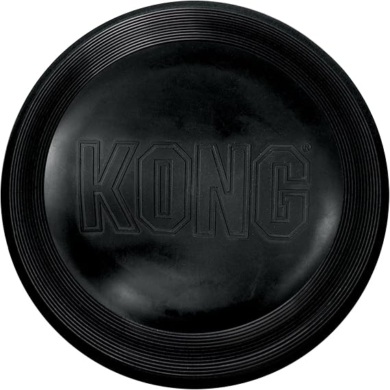 KONG Extreme Flyer, Durable Soft Rubber Flying Disc, for Large Dogs
