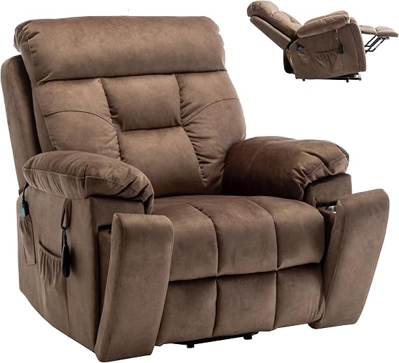 JIKFRIMA 26in Oversized Power Lift Recliner Chair for Elderly