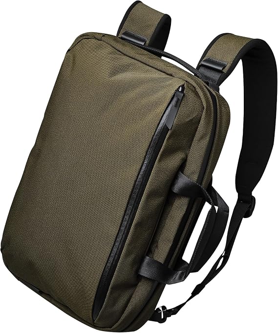 ALPAKA Elements Tech Brief Pro 12L Laptop Briefcase Backpack Green