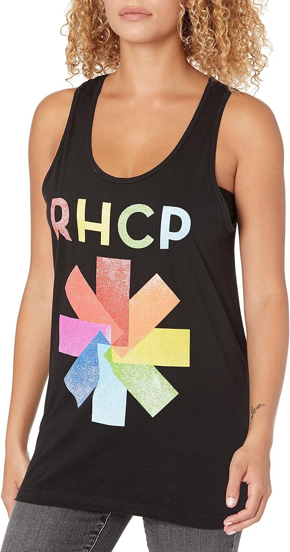 Red Hot Chili Peppers Official Colorful Asterisk Tank Top