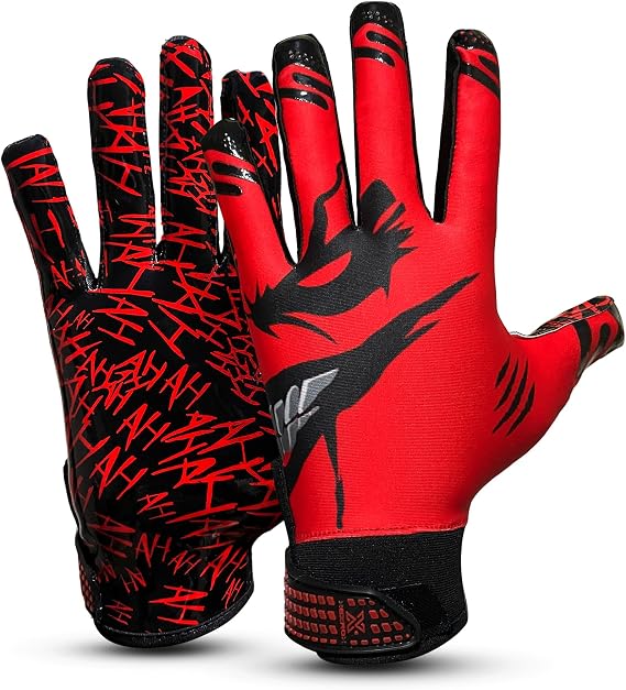1.0 Youth Football Gloves for Adult & Kids Sizes
