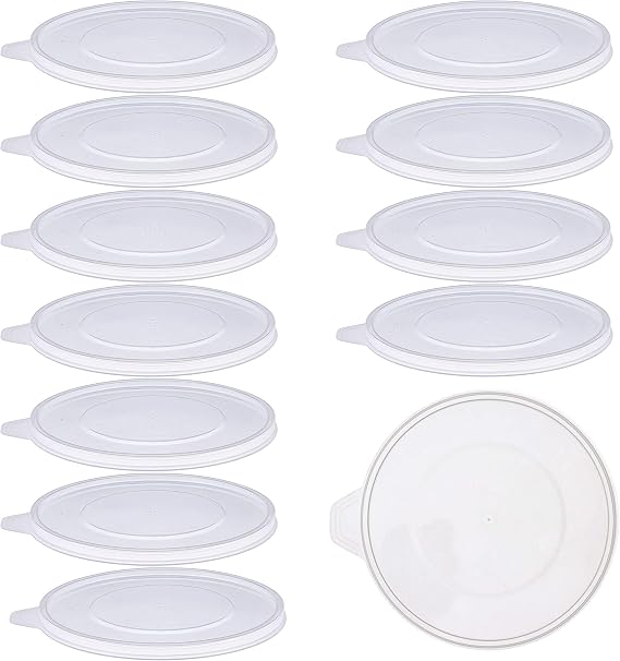 Pouring Masters 12-Pack Mixing Cup Lids for 12 Oz (350ml) Graduated Plastic Measuring Cup Lids - Storage Seal Top for Pouring Masters Automotive Paint Mixing Cups, Epoxy Resin, Art Supplies