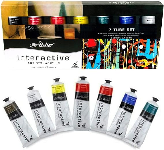 Chroma Atelier Interactive Acryl 80ml 7-Tubes