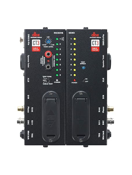 dbx CT-3 Advanced Cable Tester, Black