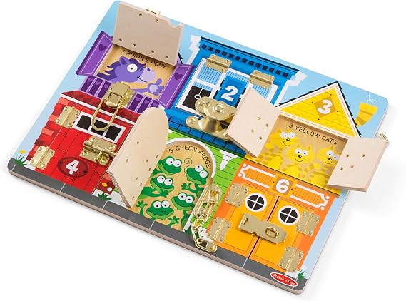 Melissa & Doug - Ahşap Çilingir Tahtası (13785)