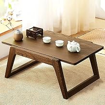 Coffee Table, Japanese-Style Solid Wood Low Tea Table，Multifunction Rectangular Study Table，for Sitting On The Floor Dining Table(60x40x30cm)