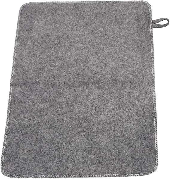 Sauna Cushion, Felt Sauna Cushion with Hanging Ring, Breathable Sauna Mat for Inside Sauna or Steam Rooms, Quick Dry Design Sauna Seat Cushion, Sauna Accessories