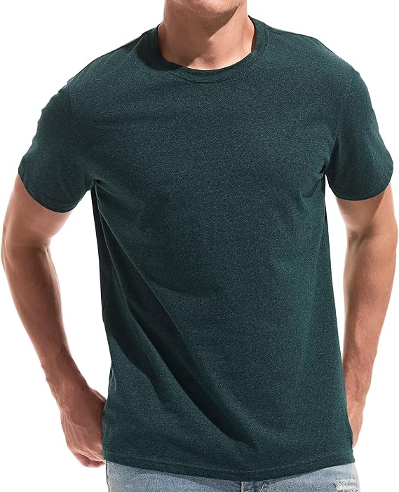 VEIISAR Crew Neck T-Shirts Premium Men's T-Shirts Soft and Fitted T-Shirt Casual Stylish Tee